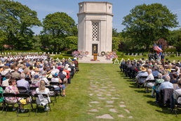 The American Battle Monuments Commission commemorates Memorial Day at Flanders Field American Cemetery