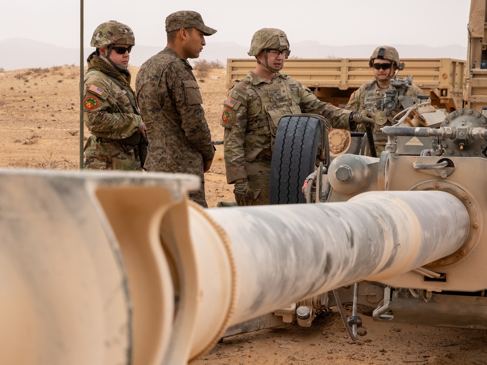 M777 Field Artillery Rehearsal African Lion 23