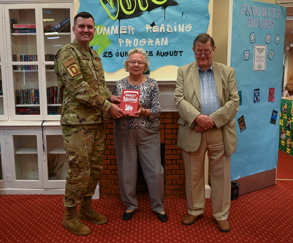 RAF Mildenhall dedicates local history book