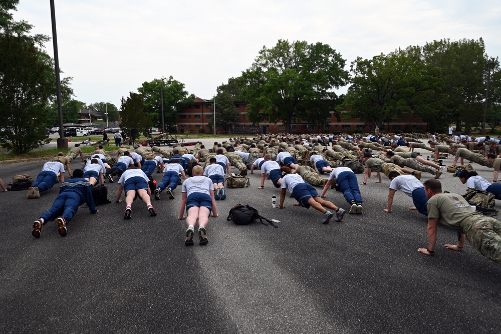 Team Pope march for the fallen