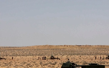 Tunisian officers briefed on HIMARS during African Lion
