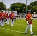 The Battle Color Detachment performs at the Naval Academy