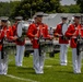 The Battle Color Detachment performs at the Naval Academy
