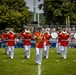 The Battle Color Detachment performs at the Naval Academy