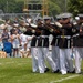 The Battle Color Detachment performs at the Naval Academy