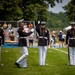 The Battle Color Detachment performs at the Naval Academy