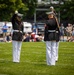 The Battle Color Detachment performs at the Naval Academy