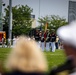 The Battle Color Detachment performs at the Naval Academy