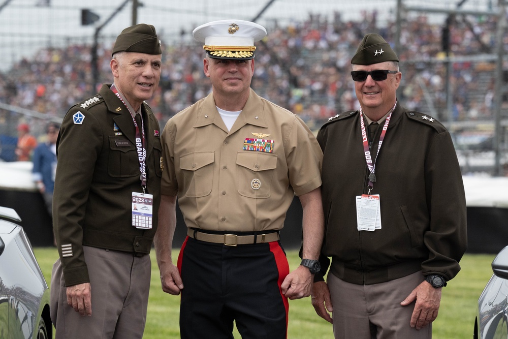 Opening ceremonies of the 107th running of the Indianapolis 500