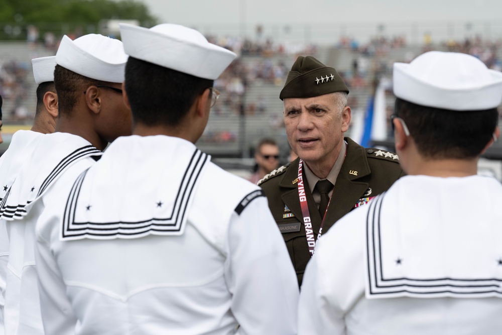 Opening ceremonies of the 107th running of the Indianapolis 500