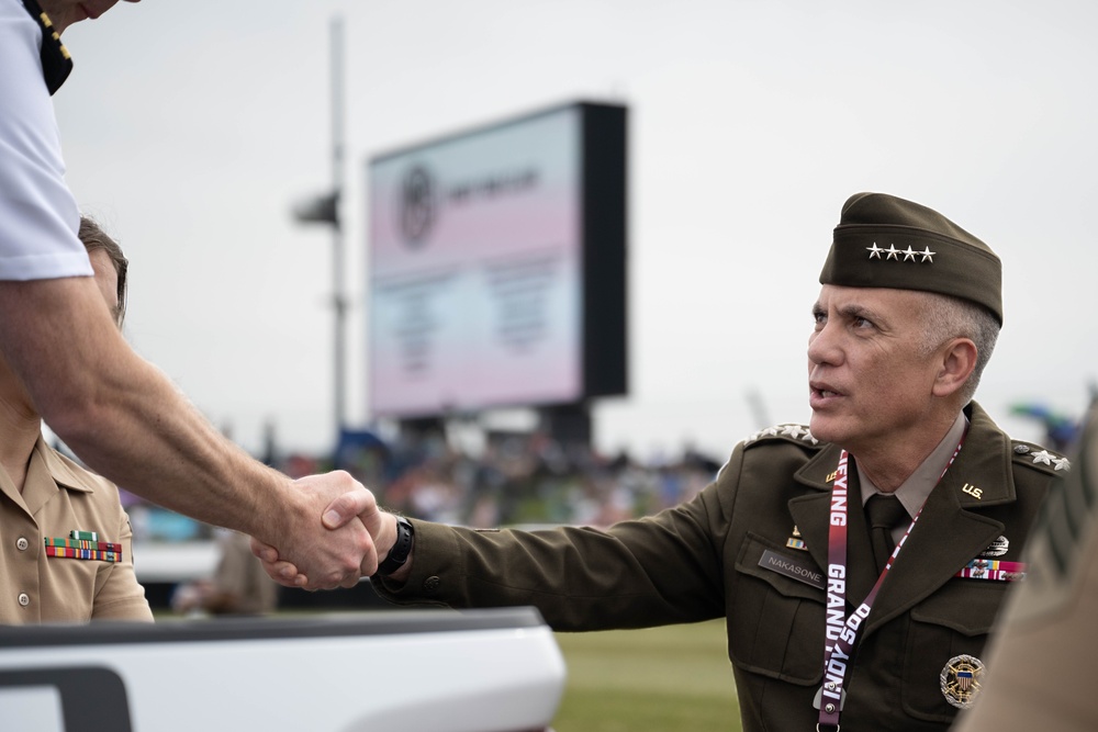 Opening ceremonies of the 107th running of the Indianapolis 500