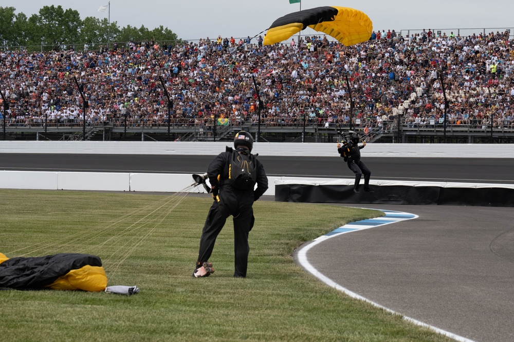 Opening ceremonies of the 107th running of the Indianapolis 500