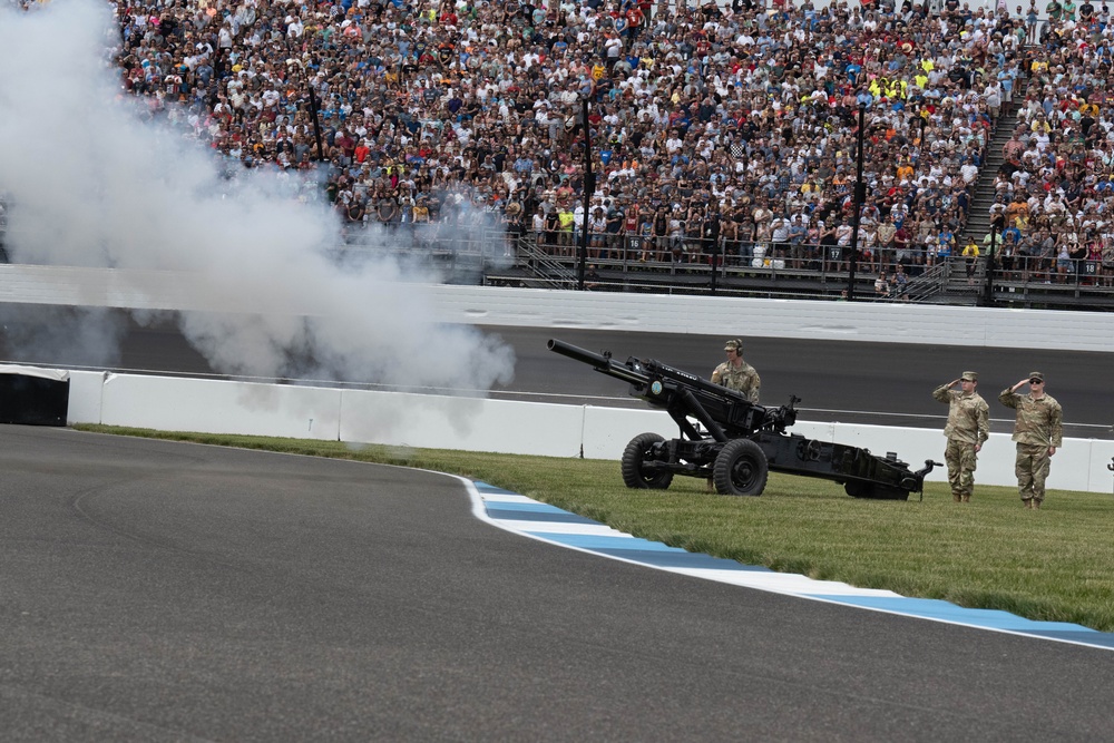 Opening ceremonies of the 107th running of the Indianapolis 500