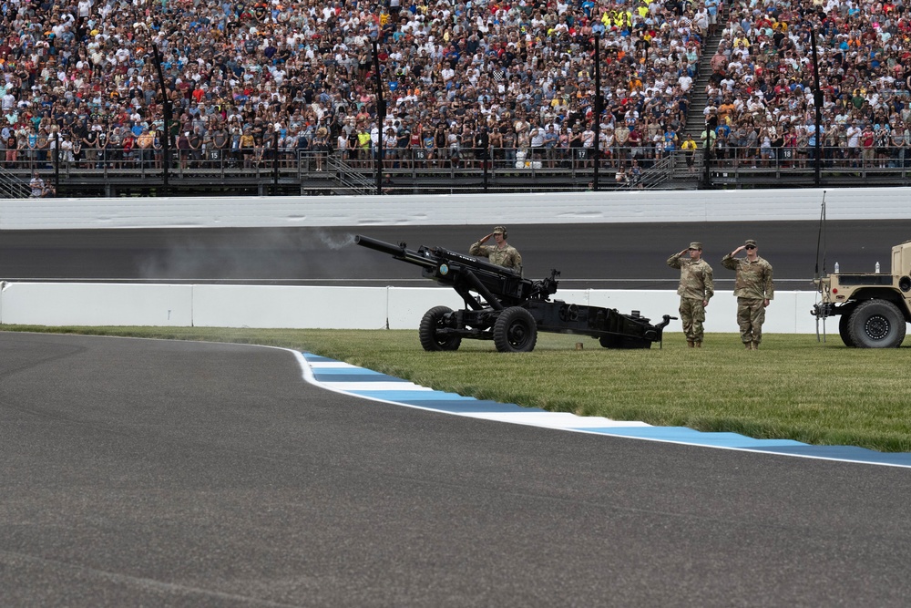 Opening ceremonies of the 107th running of the Indianapolis 500