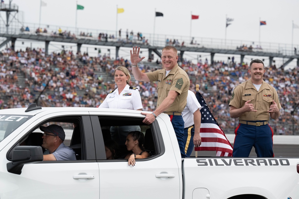 Opening ceremonies of the 107th running of the Indianapolis 500