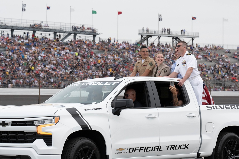 Opening ceremonies of the 107th running of the Indianapolis 500