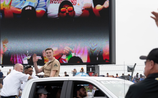 Opening ceremonies of the 107th running of the Indianapolis 500