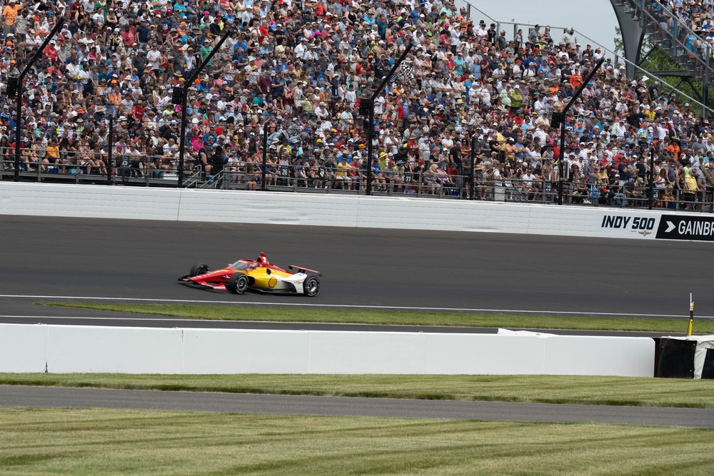 Opening ceremonies of the 107th running of the Indianapolis 500