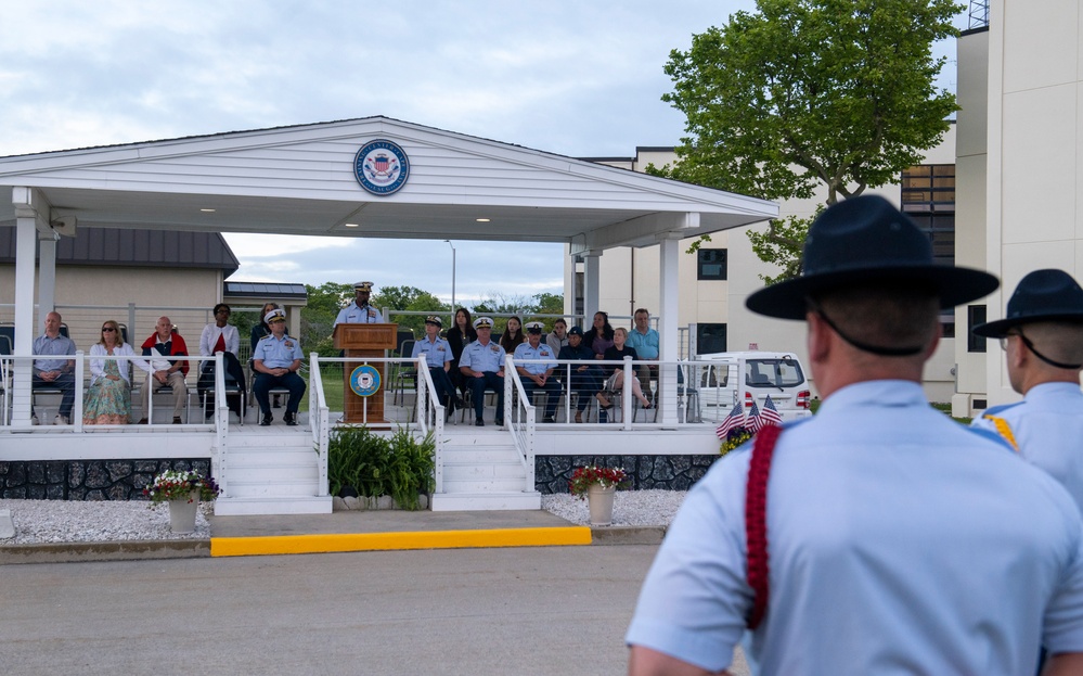 Coast Guard Gold Star Memorial Day Weekend Sunset Parade at Coast Guard Training Center Cape May, N.J.