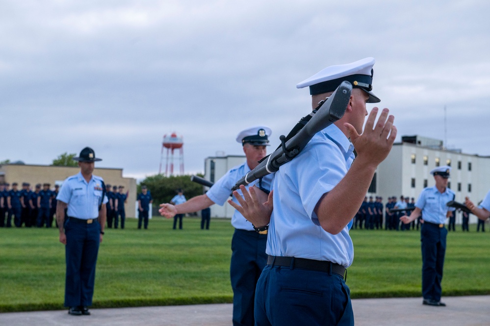 Coast Guard Gold Star Memorial Day Weekend Sunset Parade at Coast Guard Training Center Cape May, N.J.