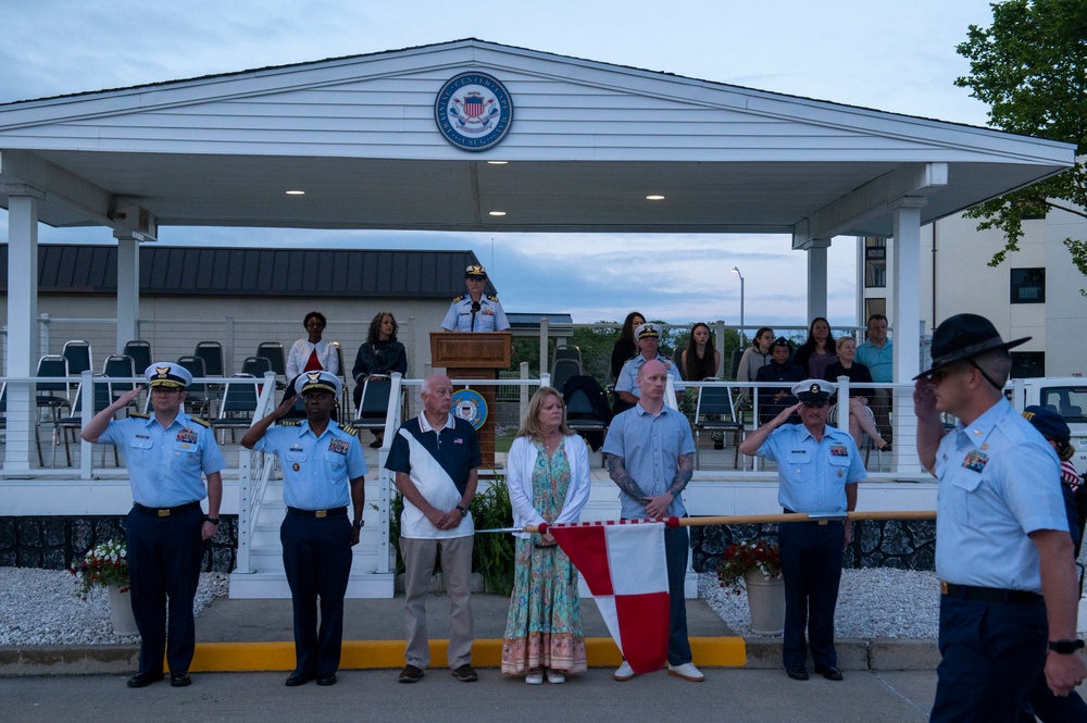 Coast Guard Gold Star Memorial Day Weekend Sunset Parade at Coast Guard Training Center Cape May, N.J.