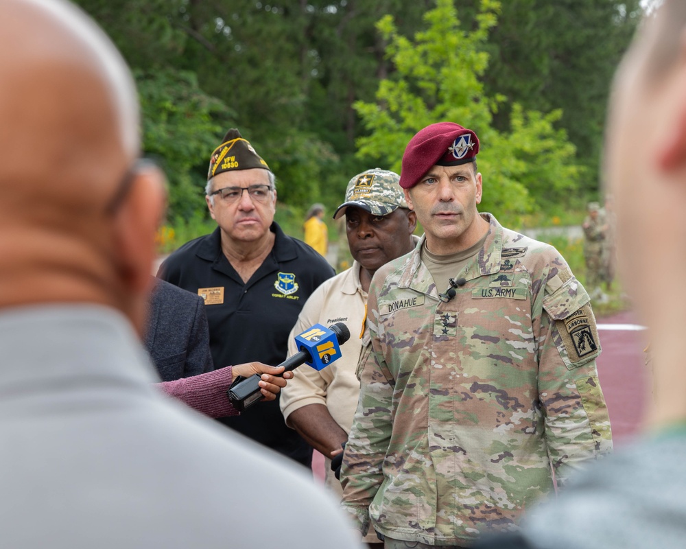 Sunset March to Liberty Trail Media Day