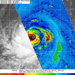 Ships and Sailors Safe, Naval Oceanography Tracks Super Typhoon in Western Pacific