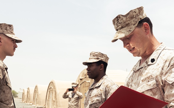 Reenlistment Ceremony during Intrepid Maven 23.3