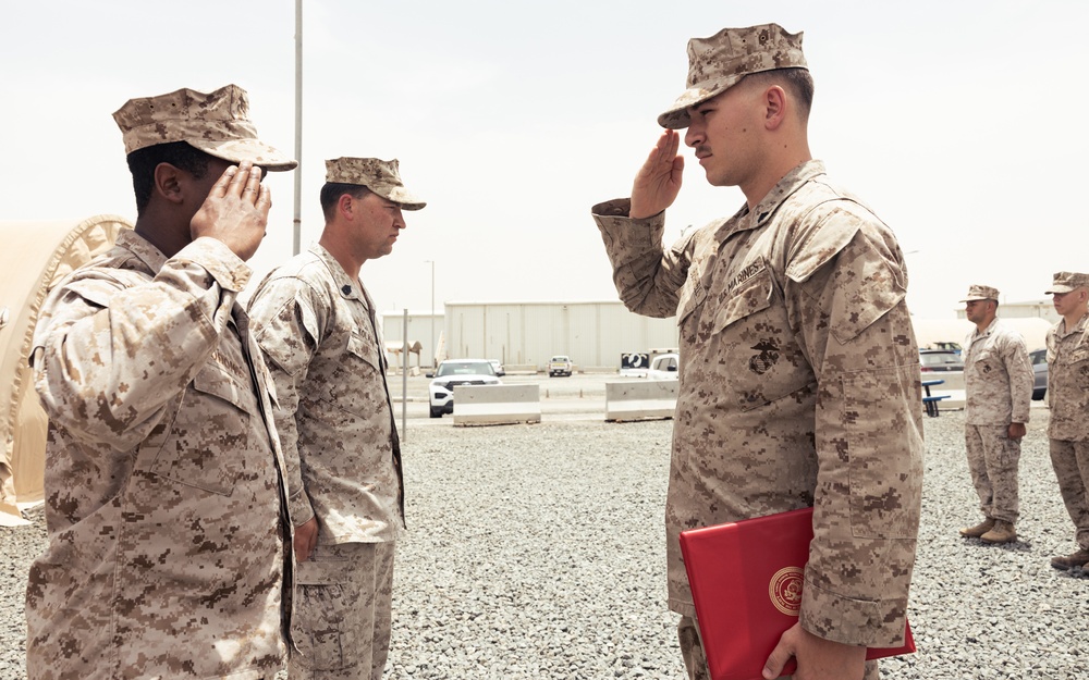 Reenlistment Ceremony during Intrepid Maven 23.3