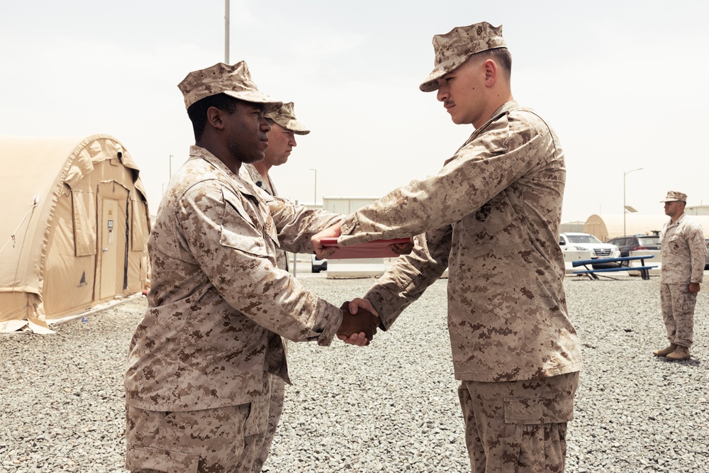 Reenlistment Ceremony during Intrepid Maven 23.3