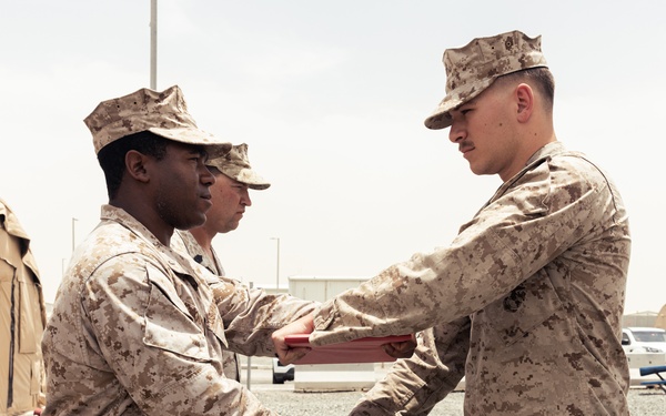Reenlistment Ceremony during Intrepid Maven 23.3