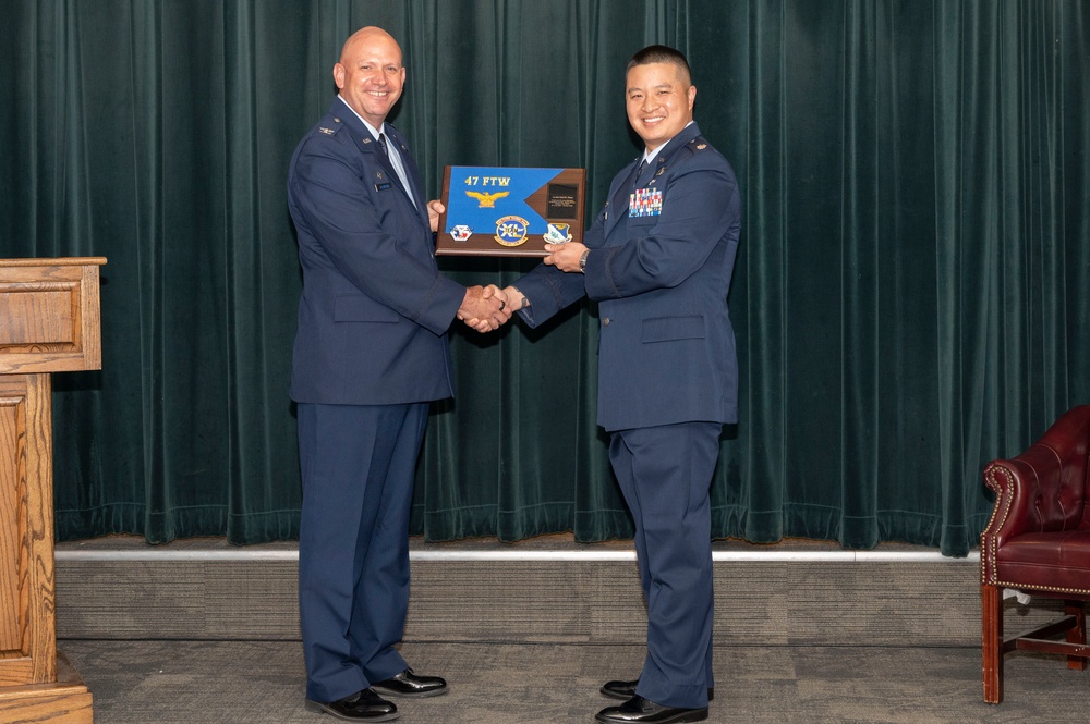 47th Comptroller Squadron change of command ceremony 2023