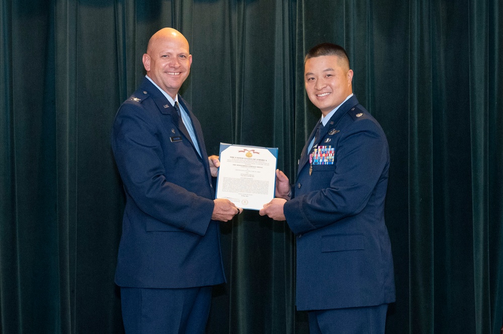 47th Comptroller Squadron change of command ceremony 2023