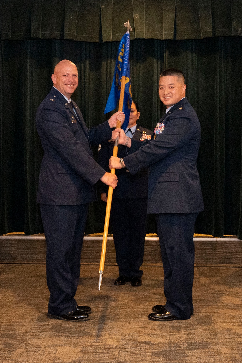 47th Comptroller Squadron change of command ceremony 2023