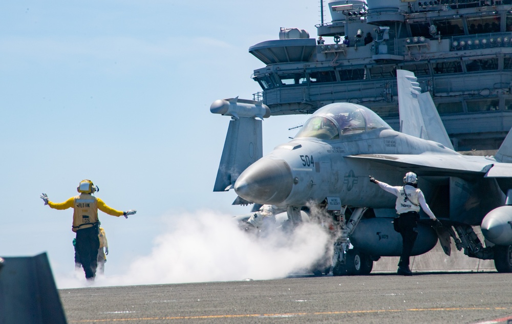 USS Ronald Reagan (CVN 76) conducts flight operations