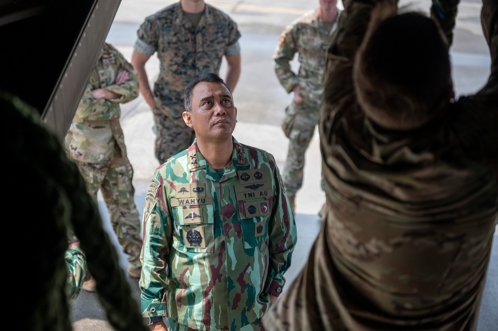 Indonesian Kopasgat Leadership Visits AFSOC