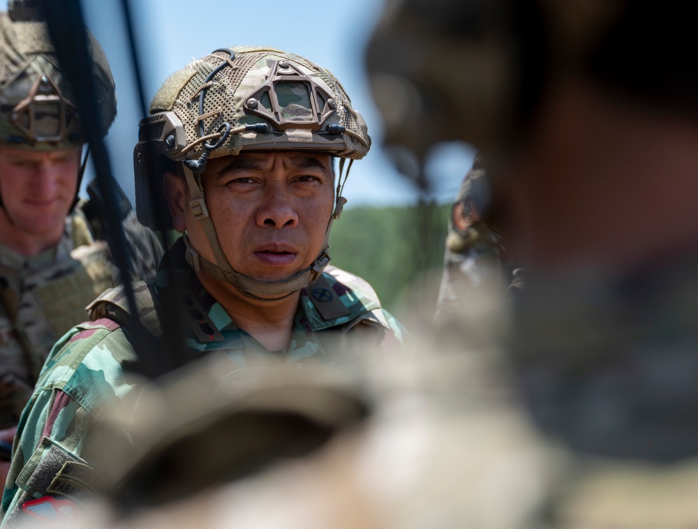 Indonesian Kopasgat Leadership Visits AFSOC