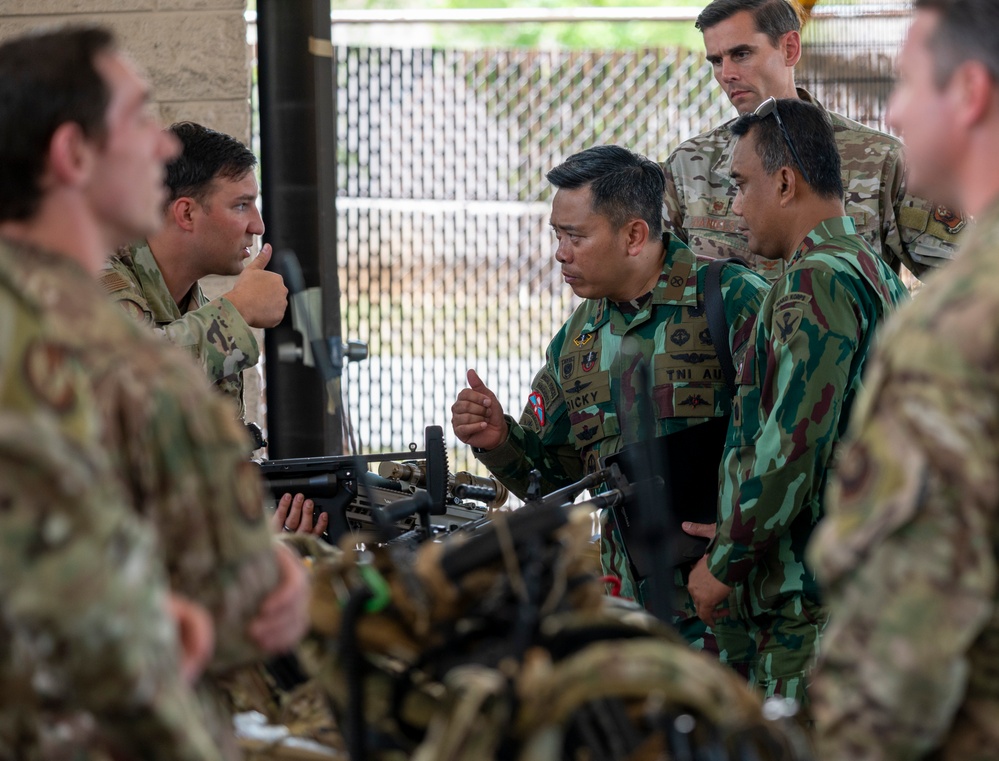 Indonesian Kopasgat Leadership Visits AFSOC