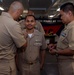 USS Ronald Reagan (CVN 76) pins newly selected Master Chief Petty Officer and Senior Chief Petty Officers