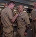 USS Ronald Reagan (CVN 76) pins newly selected Master Chief Petty Officer and Senior Chief Petty Officers