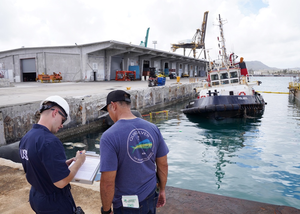 U.S. Coast Guard continues recovery operations in Guam