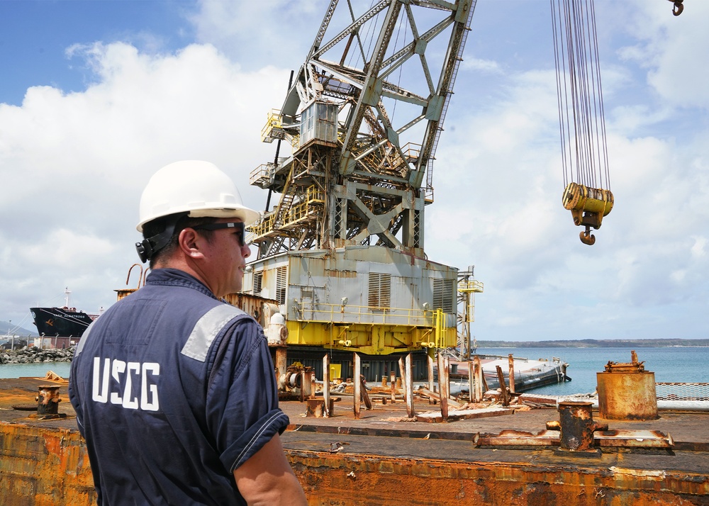 U.S. Coast Guard continues recovery operations in Guam