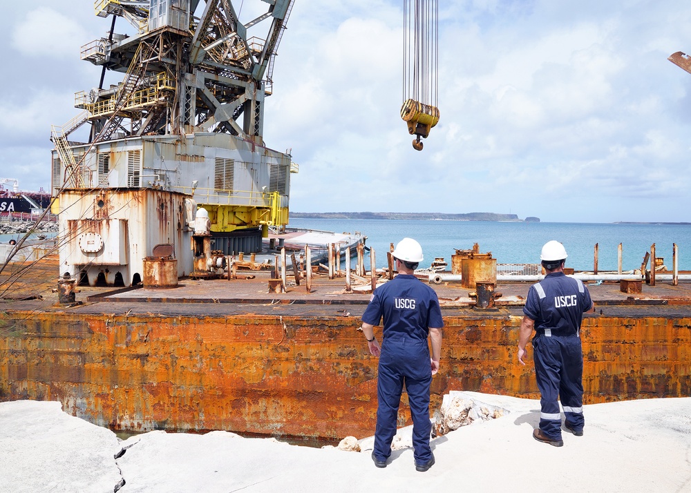 U.S. Coast Guard continues recovery operations in Guam