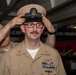 USS Ronald Reagan (CVN 76) pins newly selected Master Chief Petty Officer and Senior Chief Petty Officers