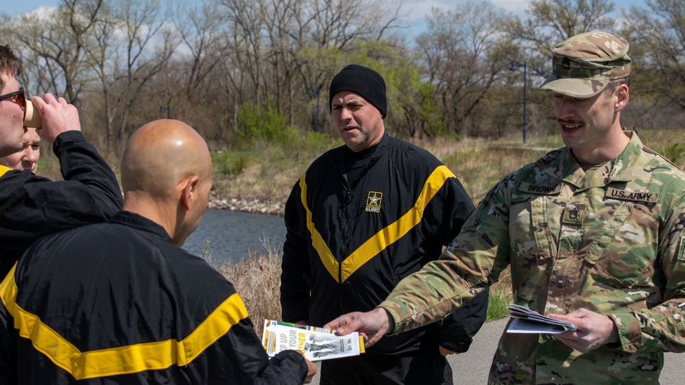 103d ESC Soldiers step up for your brother 5k