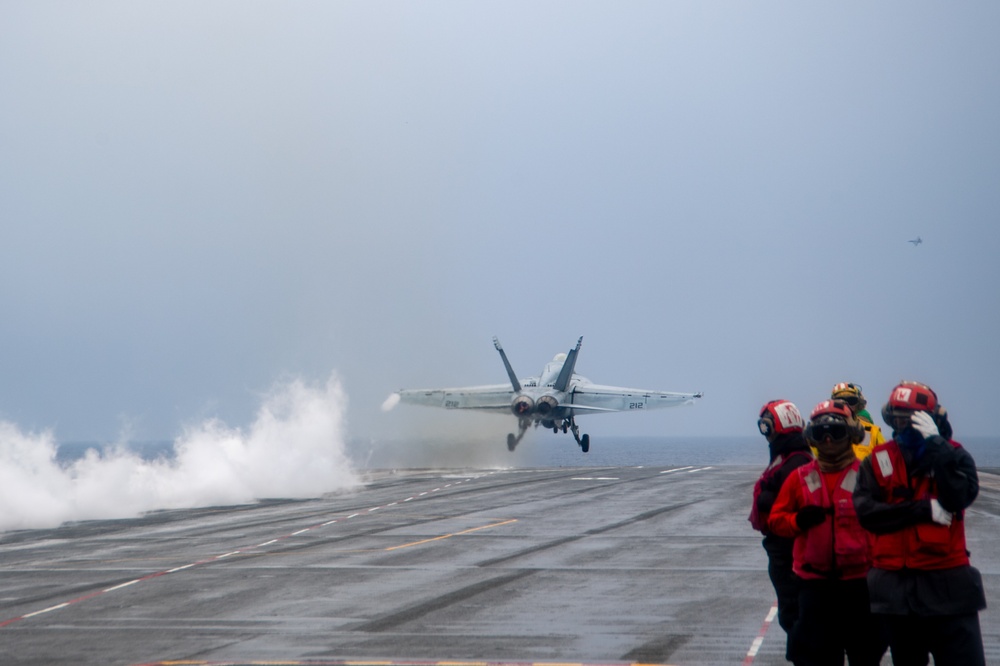 USS Ronald Reagan (CVN 76) conducts flight operations