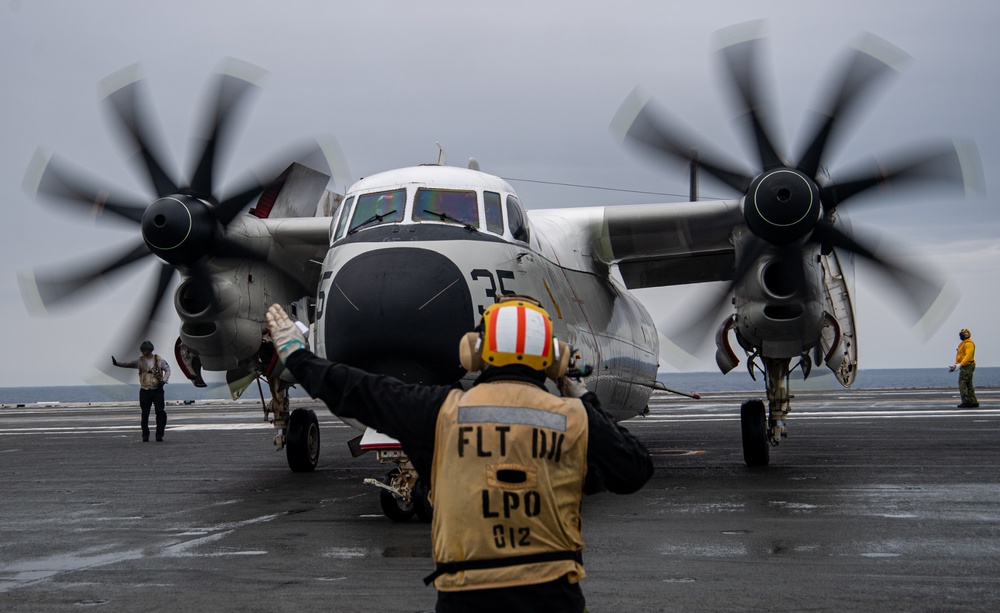 USS Ronald Reagan (CVN 76) conducts flight operations