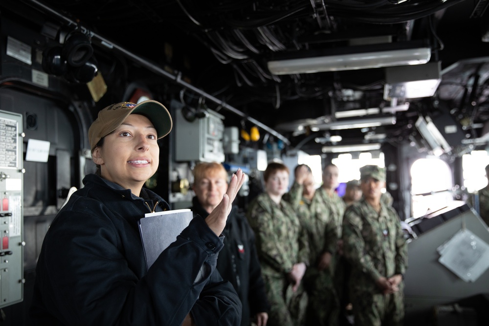 NRC Anchorage Tours USS Harpers Ferry (LSD 49)