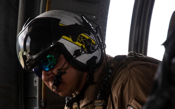 The Black Knights perform a casualty evacuation exercise