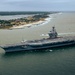 George Washington Returns from Sea Trials